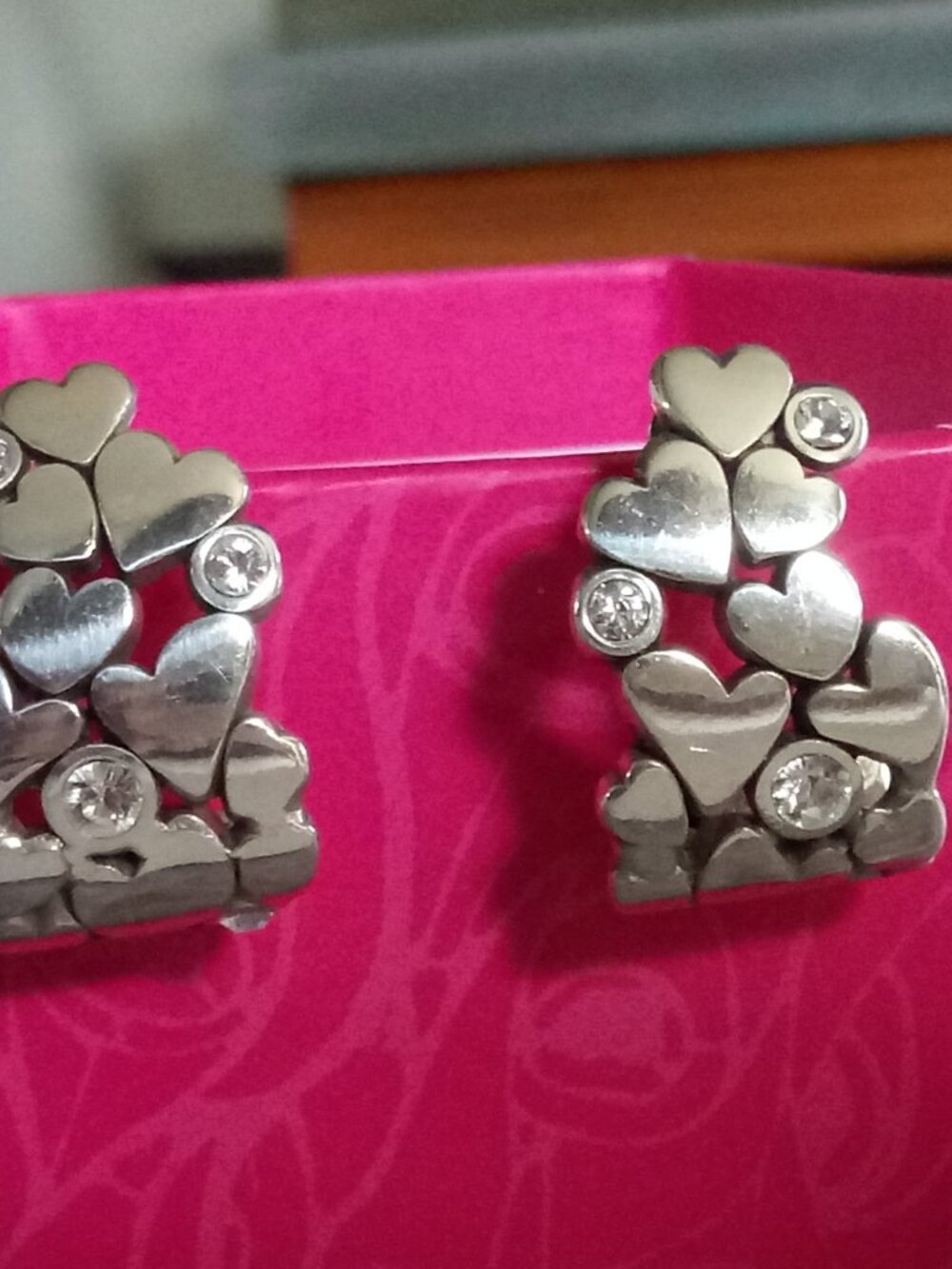 Brighton Le Beau Heart Earrings
